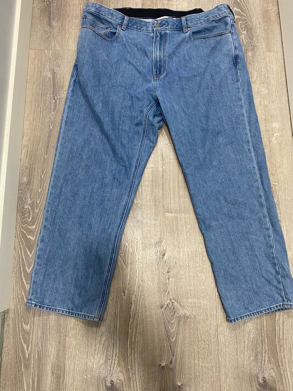 Classic Men's Blue Denim Jeans